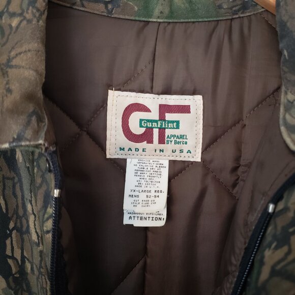 Vintage Gun Flint Rebark Insulated Camo Jacket Size XXL - Picture 10 of 14